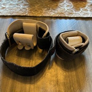 Ladies uneven bar gymnastics grips.